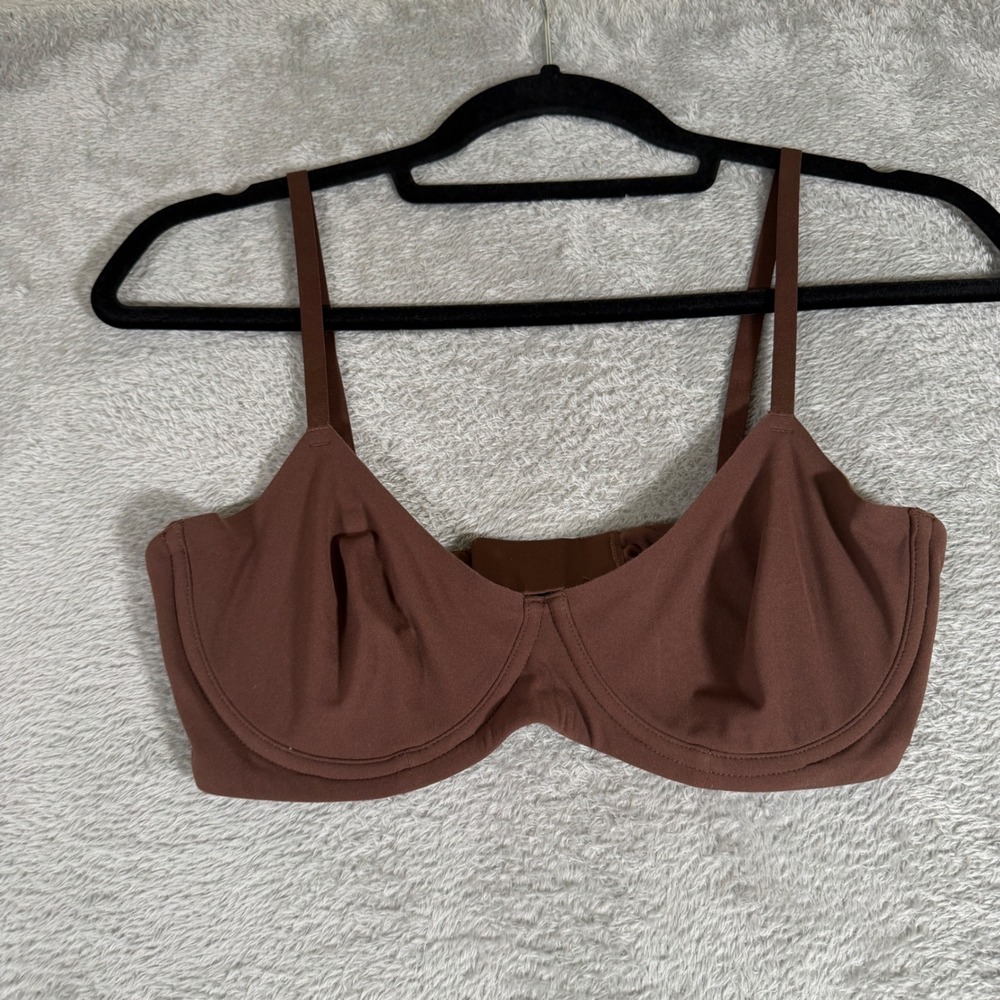 SKIMS Brown Bra